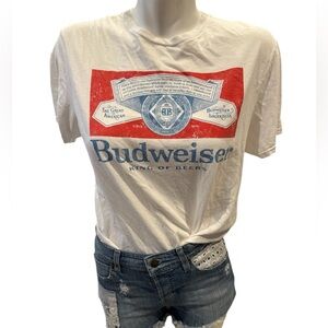 White Budweiser Top‎